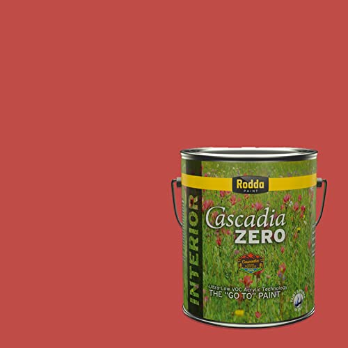 Rodda Paint CASCADIA ZERO Interior Semi-Gloss Paint & Primer in One, 1-Gallon, Chuckles - color: Chuckles, size: 128 Fl Oz (Pack of 1)