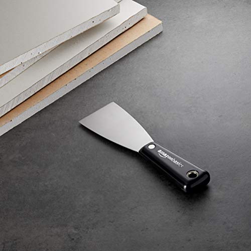 Amazon Basics Flex Professional Grade Putty Knife Scraper with Carbon Steel Blade, 2"