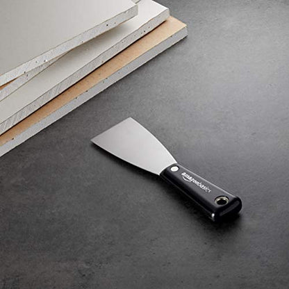 Amazon Basics Flex Professional Grade Putty Knife Scraper with Carbon Steel Blade, 2"