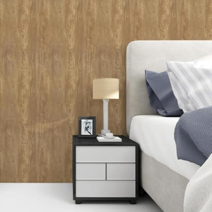 CAX Brown Wood Grain Contact Paper Peel and Stick Wallpaper Kitchen Counter - color: Brown, size: 17.3" x 118"