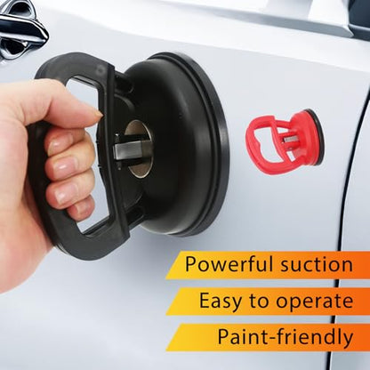 Car Dent Puller Paintless Dent Removal Kit Suction Cup Dent Remover Tool for Car, Black Auto Body Repair Tools Handheld Puller - color: Black