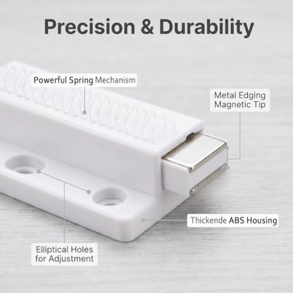 Push to Open Cabinet Hardware Magnetic Push Latch for Cabinet Drawer 2 Pack