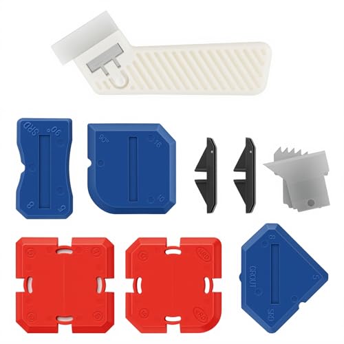 11 Pcs Silicone Caulking Tools & Grout Removal Tool, Silicone Caulk Tools