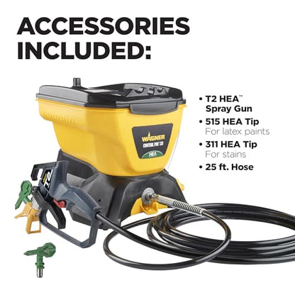 Wagner Spraytech Control Pro 130 Kit HEA Sprayer, 515 and 311 Tips - size: Control Pro 130 with 2 Tips