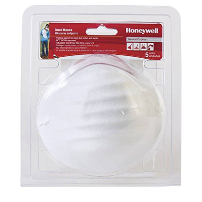 Honeywell Retail Retail Nuisance Disposable Dust Mask, 10-Pack (RWS-54000), White - size: 1 Count (Pack of 10)