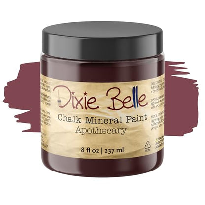 Dixie Belle Paint Company Chalk Mineral Paint - Apothecary (8oz) - color: Apothecary, size: 8 Fl Oz (Pack of 1)