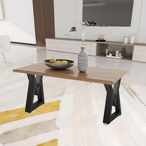 16 Inch Metal Bench Coffee Table & Desk Legs - Modern Industrial Furniture Feets, DIY Dining/Side Table Legs (Diamond Shape,2PCS) ﻿ - size: 16 '' V Shape