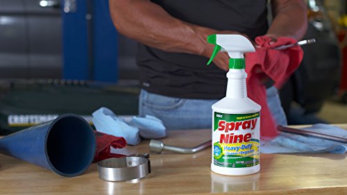 Spray Nine 26801-4PK Heavy Duty Cleaner, Degreaser & Disinfectant for Home, Yard Equipment, Automotive & More - Refill for Spray Bottle 1 Gallon (Pack of 4) - size: 128 Fl Oz (Pack of 4), style: New Packaging