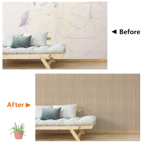 Wood Grain Contact Paper 15.7"x118" Light Wood Peel and Stick Wallpaper Vintage Removable Self-Adhesive Wooden Vinyl Wallpaper for Bedroom Kitchen Cabinets Countertops