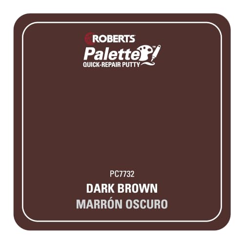 Roberts Palette Quick-Repair Putty for Wood, Laminate & Vinyl - Dark Brown - color: dark brown
