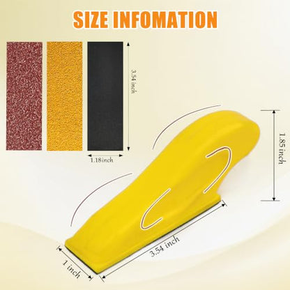 270 PCS Micro Sander, 80-1000 Grit Detail & Mini Sander Block