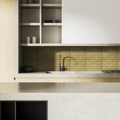 WADILE Peel and Stick Wood Slat Wall Panels 12x12in PVC 30 Pack - color: Light Oak, size: 12"x12" 30PC