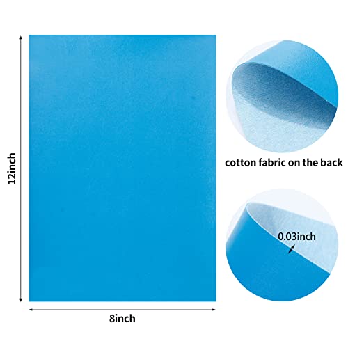 32 Pieces 8×12 inches Colored Faux PU Leather Sheets