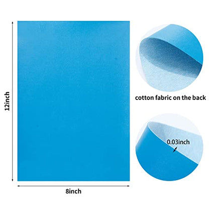32 Pieces 8×12 inches Colored Faux PU Leather Sheets