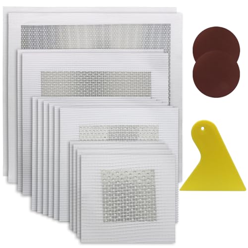 19 Pack Drywall Repair Kit, 2/4/6/8 Inch Patches - size: 2inch，4inch，6inch,8inch(19Pcs)