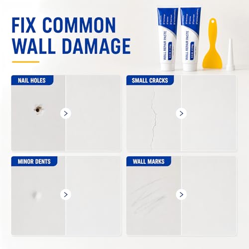 Drywall Repair Kit, 2 Pack 250g Wall Repair Paste with Tools