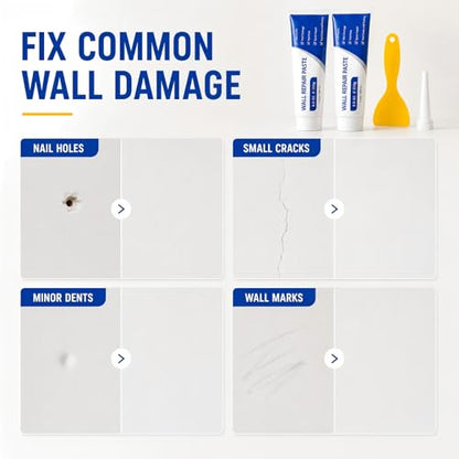 Drywall Repair Kit, 2 Pack 250g Wall Repair Paste with Tools