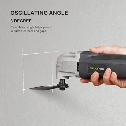 GALAX PRO Corded Oscillating Multi Tool Kit 2.0-Amp with 11Pcs Accessories - style: 2.0 Amp
