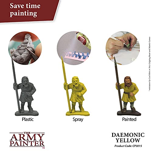The Army Painter, Colour Primer Daemonic Yellow, 400 ml acrylic spray - color: Daemonic Yellow