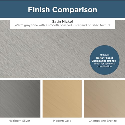 Franklin Brass (10-Pack) – Satin Nickel Cabinet Handles, 3 Inch Hole Center, Classic Pulls for Drawers, Kitchen Cabinet Door, Dressers | Simple Twist - color: Satin Nickel