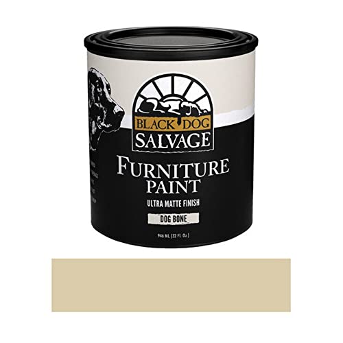 Black Dog Salvage Furniture Paint "Dog Bone" White - Quart