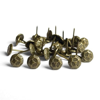 200PCS D11mm/0.43" Upholstery Tacks Decorative Thumbtacks(Brass Turtle) - color: Ld1117200p-c