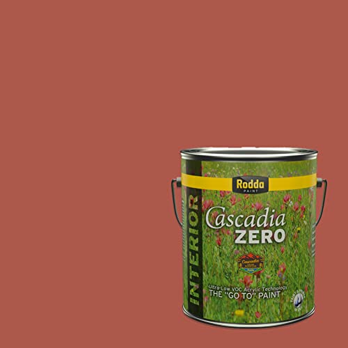 Rodda Paint CASCADIA ZERO Interior Semi-Gloss Paint & Primer in One, 1-Gallon, Cherry Blink - color: Cherry Blink, size: 128 Fl Oz (Pack of 1)