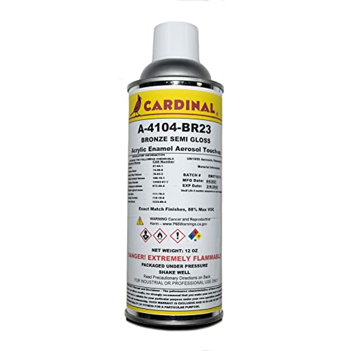 A - 4104 BR23 BRONZE SEMI GLOSS POWDER COAT SPRAY PAINT - color: BR23 Semi Gloss