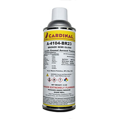 A - 4104 BR23 BRONZE SEMI GLOSS POWDER COAT SPRAY PAINT - color: BR23 Semi Gloss