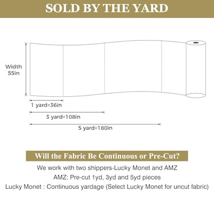 Faux Leather Fabric 55" W 1.15MM Thick Marine Vinyl Fabric 5 Yards 55"x180" - color: Gold, size: Pre-Cut 5 Yards
