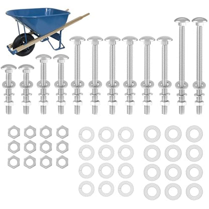Wheelbarrow Handles Bolts Kit Replacement Wheelbarrow Rebuild Kit