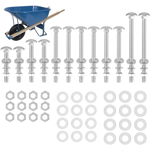 Wheelbarrow Handles Bolts Kit Replacement Wheelbarrow Rebuild Kit