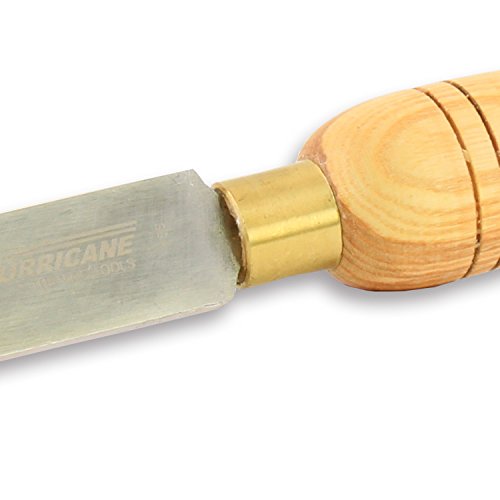 Hurricane Turning Tools, HTT-118, Standard Series, 1" Square Scraper for Woodturning