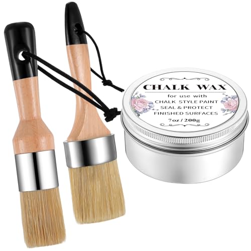 Threlaco 7 oz Furniture Finishing Wax for Chalk Sealing Wood Surface