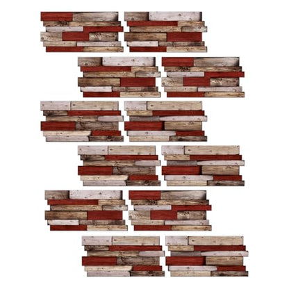 24pcs Peel and Stick Backsplash Tile Wall Stickers 9.68x4.72 inch - color: Hzw-xy-htp-108