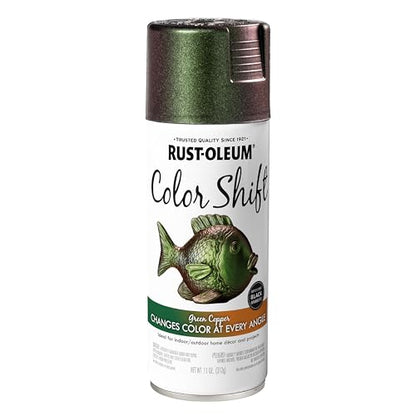 Rust-Oleum Color Shift Green Copper Spray Paint - color: Green Copper, size: 11 oz (Pack of 1)