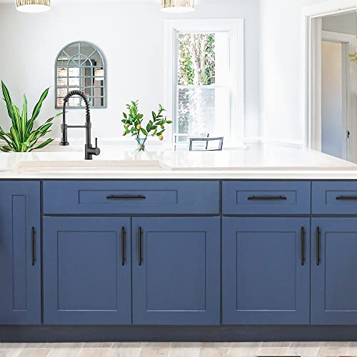 Ravinte Cabinet Pulls,8-13/16" Length,6-1/4" Hole,Matte Black,30 Pack - color: Matte Black
