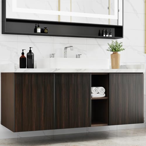 Dark Wood Grain Contact Paper Peel and Stick Brown Wallpaper - color: Brown Walnut