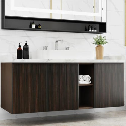 Dark Wood Grain Contact Paper Peel and Stick Brown Wallpaper - color: Brown Walnut