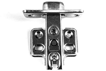 Berta (30 Pieces) Full Overlay Frameless European Hinges 105 Degree 2-Cam 4-Way Adjustable Concealed Kitchen Cabinet Door Hinges with Screws (30) - size: 30