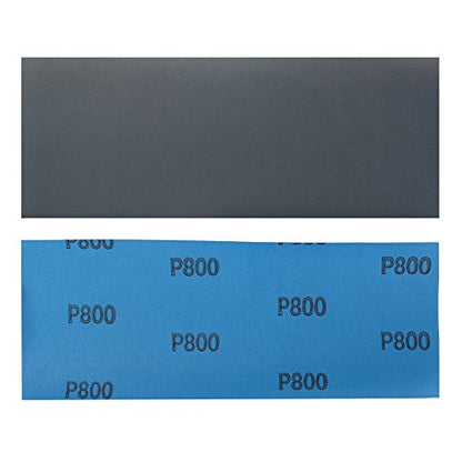 LotFancy 800 Grit Sandpaper, 45PCS, 9 x 3.6 Dry Wet Sand Paper, Silicon Carbide Sanding Sheet for Metal Automotive Wood Furniture Sanding, Polishing, Finishing - size: 800Grit
