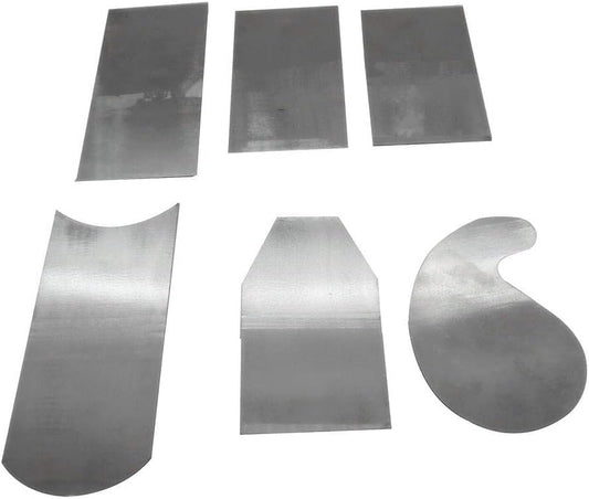 DEF Manganese Steel Cabinet Scrapers Tool, High-strength and Wear-resistant for Woodworking Scraper, Set of 6
