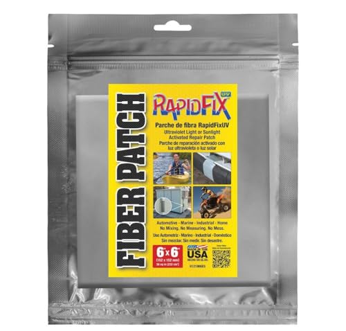 RapidFix UV Fiber Repair Patch 6"x 6", 6121966ES - size: 6" x 6"