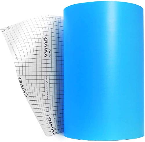 VViViD Blue Stencil Vinyl Masking Film with Anti-Bleed Technology 12in x 32ft - size: 12" x 32ft