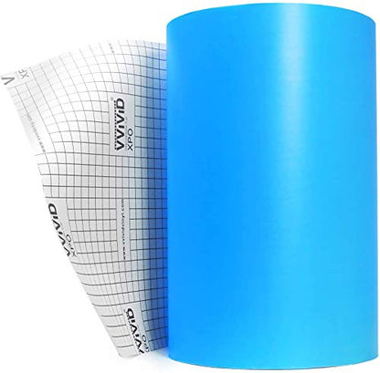 VViViD Blue Stencil Vinyl Masking Film with Anti-Bleed Technology 12in x 32ft - size: 12" x 32ft