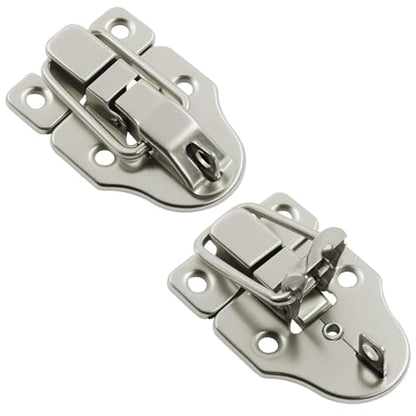 2-Pack Metal Toggle Latch, Silver - color: Silver