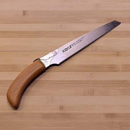 KAKURI Japanese Hardwood Saw 8.2", Premium Oil-Finished Red Oak Handle - color: Japanese Saw (Hardwood 8-1/4")