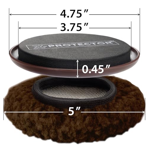 Furniture Sliders X-PROTECTOR - 4+4 Set 5”, Multi-Surface, Brown - size: 4+4 Pack 5 in (Brown)