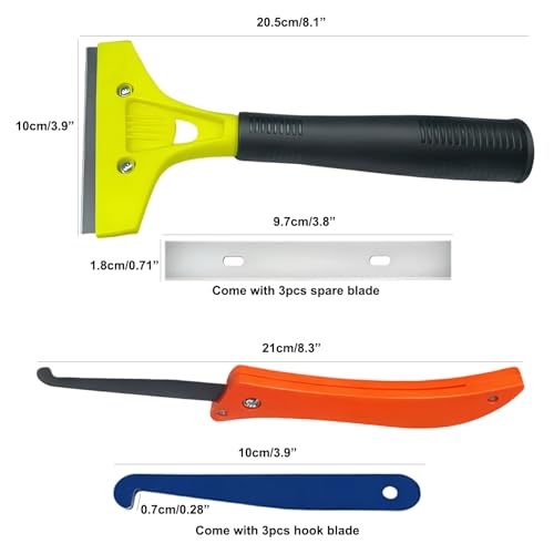 8pcs Grout Removal Tool Kit with 4pcs Silicone Caulking Kit