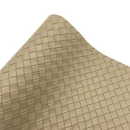 12"x54"Weave Faux Leather Fabric, Embossed Braided Faux Leather Roll for Crafts DIY and Upholstery Pleather Sheets (Light Green) - color: Light Green